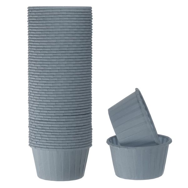 50 Pieces Cupcake Wrapping Cups - Blue