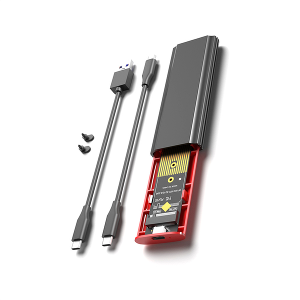 M2 Ssd Nvme Enclosure M 2 To Usb 3.1 Ssd Box Case for M 2 Pcie Black