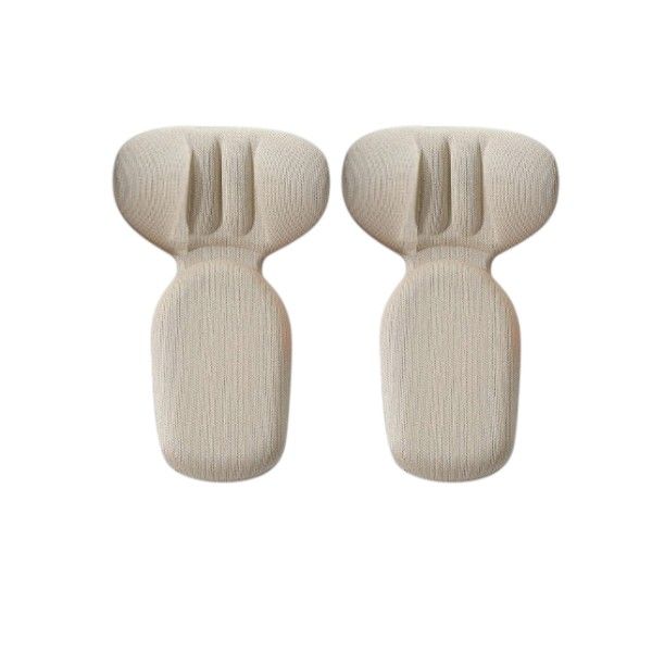 4 Piece -Heel Grip Cushion Inner Soles For Loose Shoes - Beige
