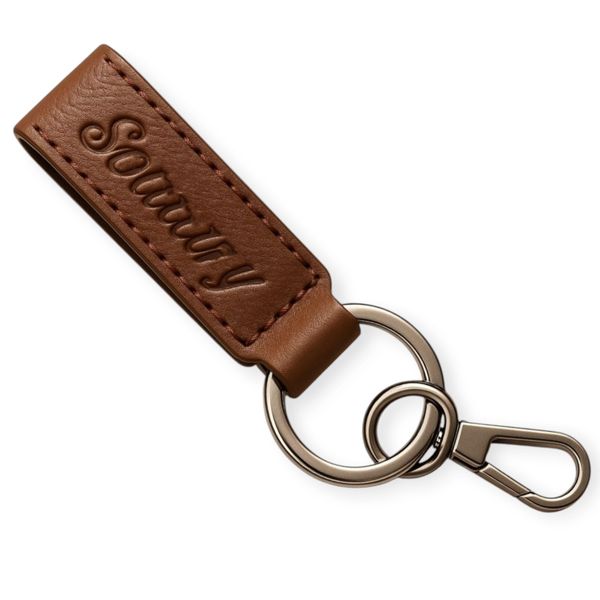 SALCASSY Genuine Leather Key Holder Car Keychain for Men &amp; Women
