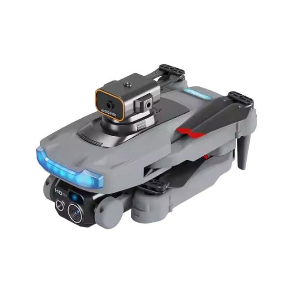 P15 - Quad Lens Drone With Mobile App Controller - Grey