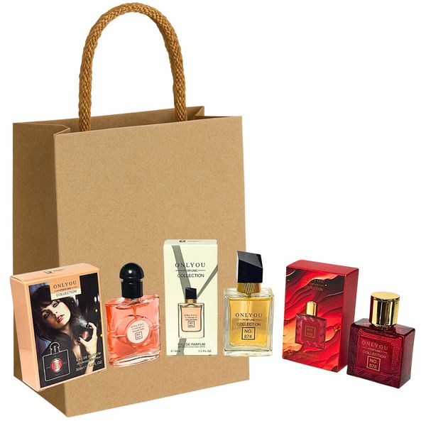 Onlyou No. 878, No. 874 &amp; No. 817 | 3 Perfume Set for Women &amp; GiftBag COMBO