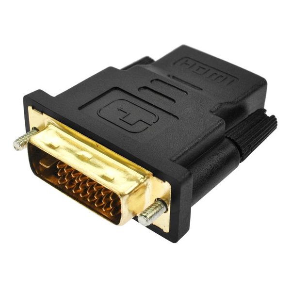 DVI D 24 &amp; 1 Pin Male To HDMI 19 Pin Female Adapter For Monitor HDTV