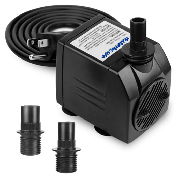 Waterhouse Hi-Volume Pond Pump 400L/H 1.5m Cable - Ponds, Water Features