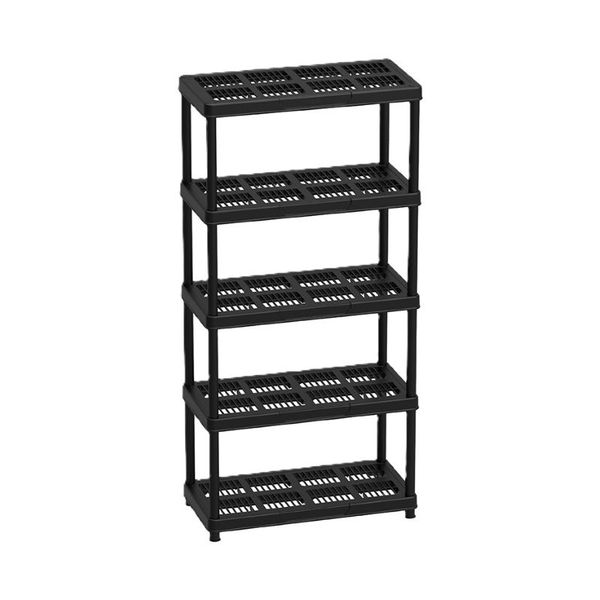 Cosmoplast Shelving - 5 Rack (Black)