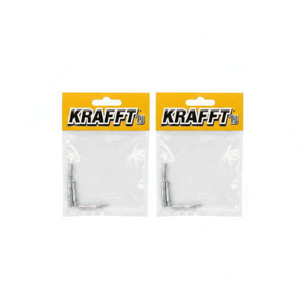 Krafft Aluminium Ferrules 3mm - 10 Piece Set for Electrical - 2 Pack