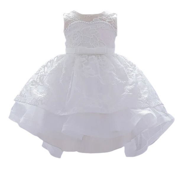 White Lace Infants Dress image