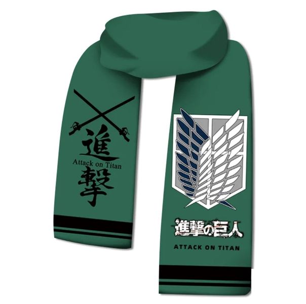 Attack on Titan Anime Cosplay Winter Warm Scarf Muffler