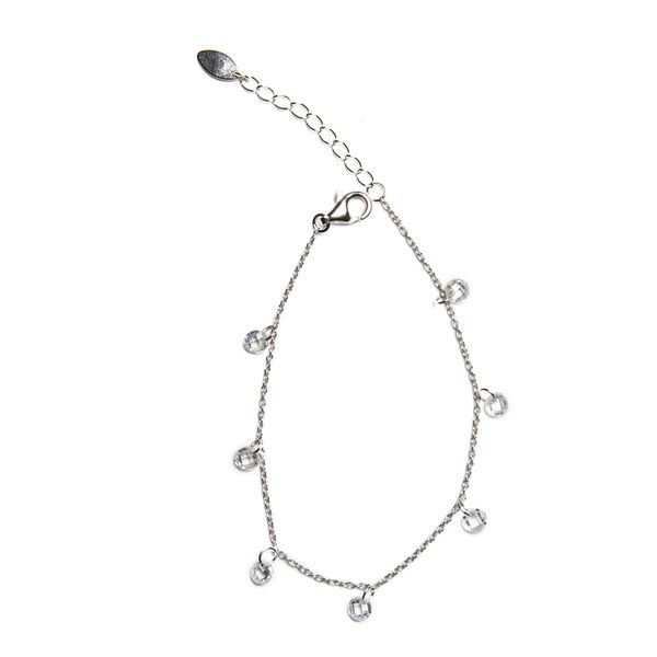 Bracelet Sterling Silver With Crystals