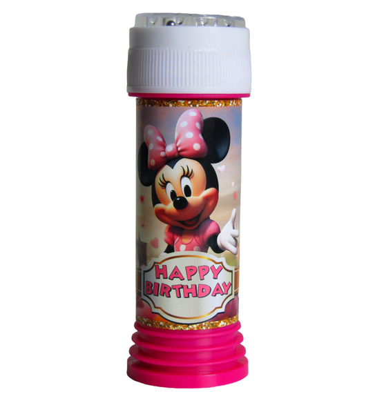 Minnie Mouse Themed Birthday Personalized Bubbles 50g