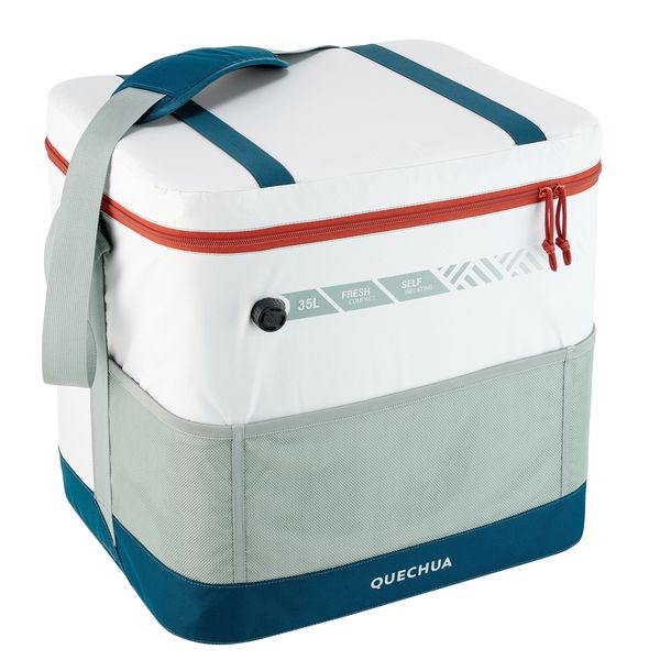 Quechua Fresh Camping Cooler 500 - 35 L - Keeps Food Cool for 17 Hours