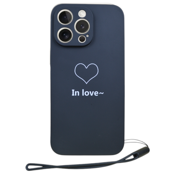 In Love Phone Case With Wrist Strap Compatible With iPhone 15 Pro Max