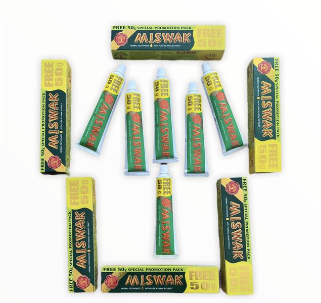 Miswak Herbal Toothpaste Pack of 6
