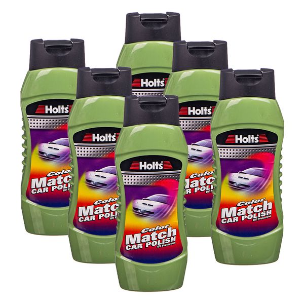 Holts Colour Match Car Polish - Light Red (500ml) - 6 Pack