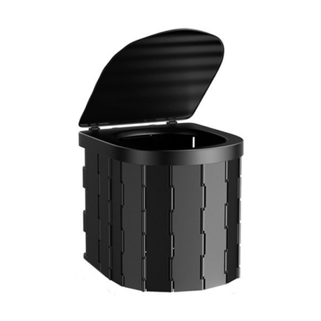 ARFAST- Portable Folding Camping Toilet Outdoor Toilet Trunk with Carry Bag Image