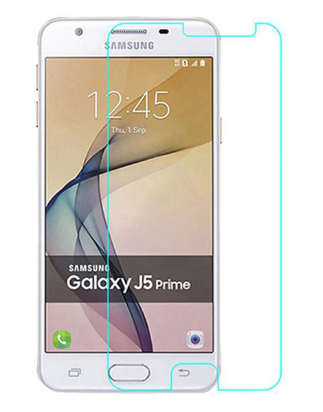 Samsung J5 Prime Compatible Tempered Glass Screen Protector - Clear