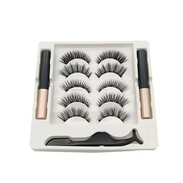 5-Pair Magnetic False Eyelash Set