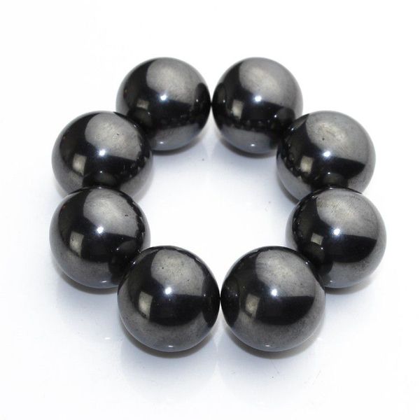 8 Black Magnetic Ferrite Round Magnets