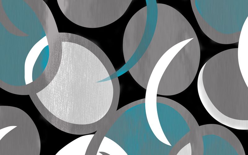 200cm by 150cm - Modern 3D Geometric Design Area 13 Rug Blue