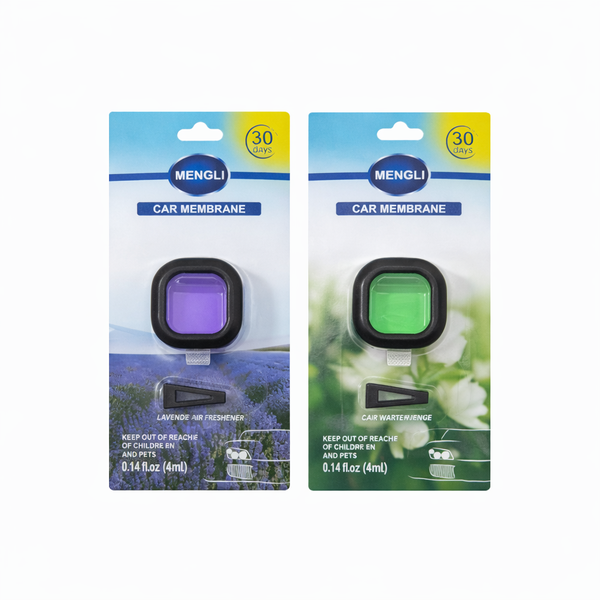 Car Vent Gel Air Freshener 2-Pack - Purple &amp; Green Membrane