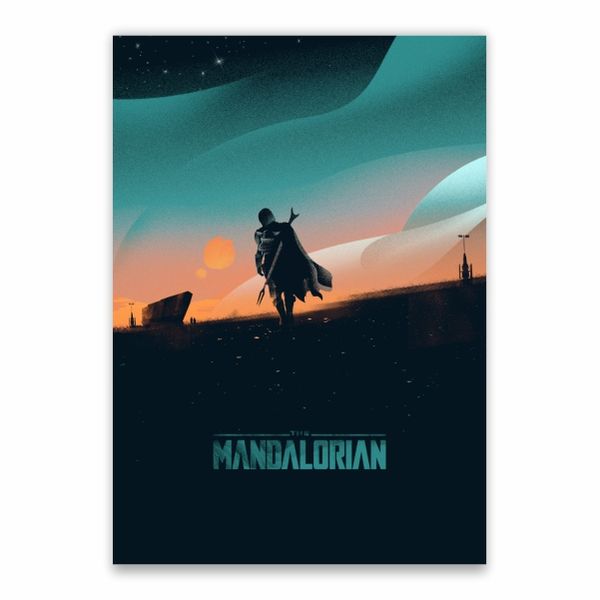 The Mandalorian Blue Sky Poster - A1