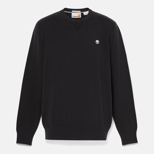Timberland Williams River Crewneck Men Black Cotton Regular Pullover