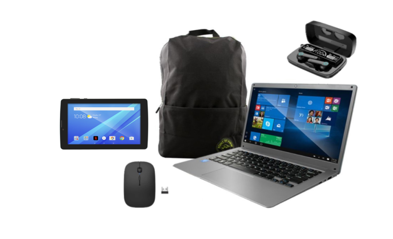 Point of View 14" 4GB 128GB Windows 10 Pro Backpack 7" 3G Tablet Bundle