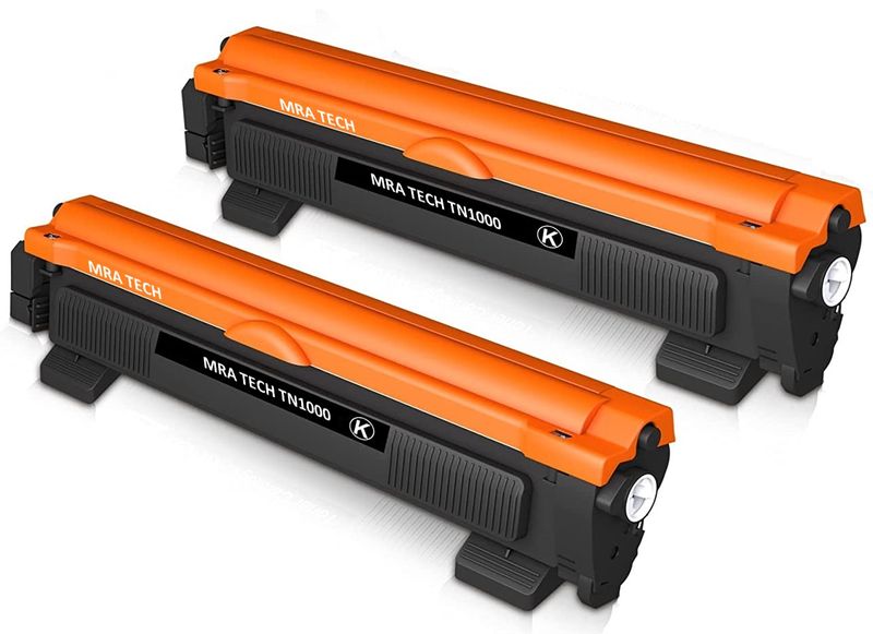 Mr A Tech Premium Black Toner for Brother TN1000/TN-1000 - Set Of 2