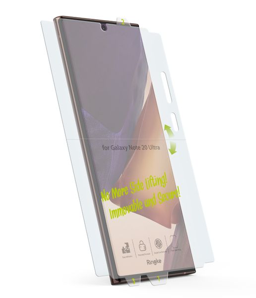 Dual Easy Wing Film (2 Pack) Screen Protector for Galaxy Note 20 Ultra