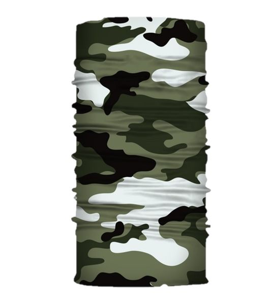 Face-Neck Warmer Bandana Face Shield Lignt Green Camo