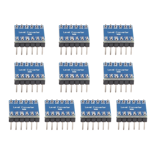 10 Pcs 4 Channel Iic I2C Logic Level Converter Bi-Directional Module