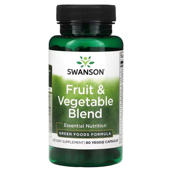 Swanson Fruit &amp; Vegetable Blend - 60 Veggie Capsules