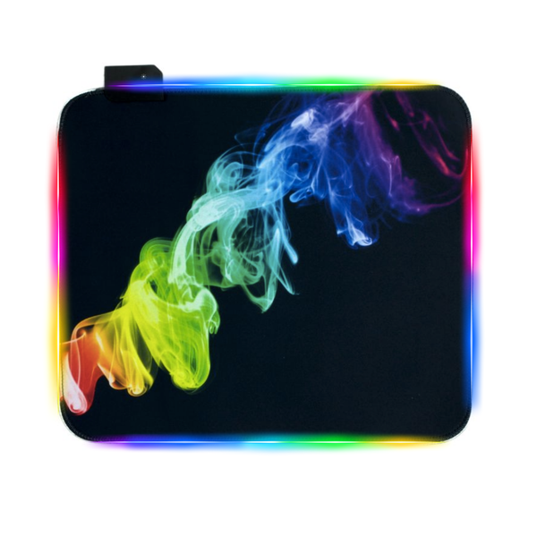 Antislip LED RGB Gaming Mousepad - Smoke