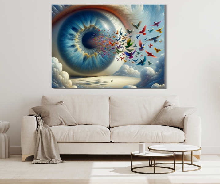 Canvas Wall Art Decor - Eye Of Imagination Artwork