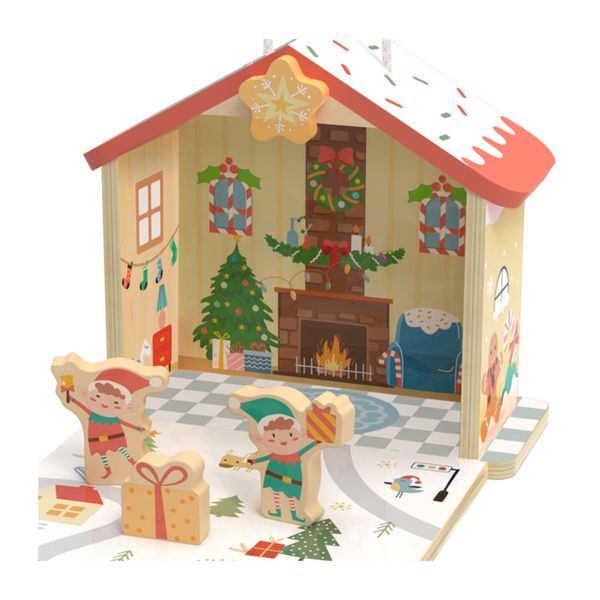 hi Pando - Wooden Christmas Story Box Play Set