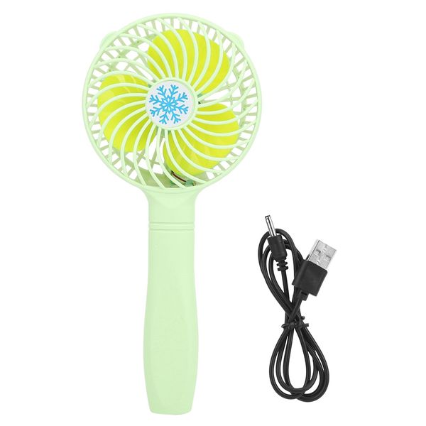 Usb Handheld Mini Fan Portable Green image