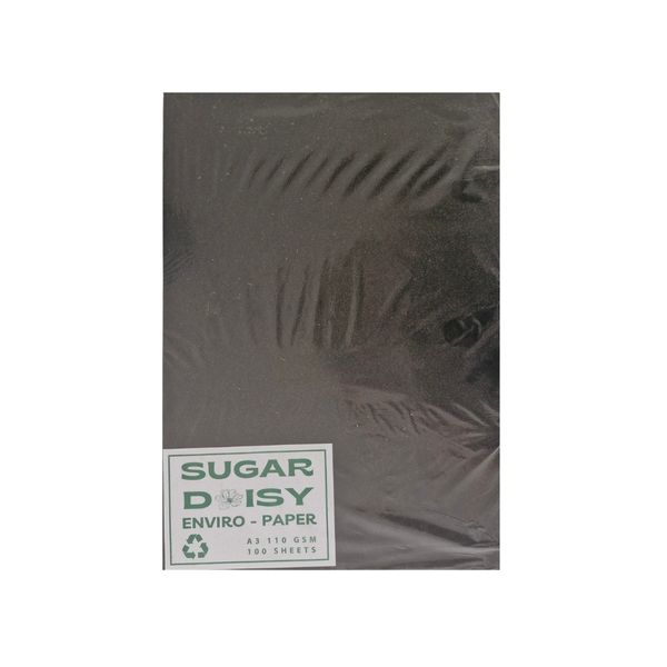 Sugar Paper- A3-110Gsm -100Sheets-Black image