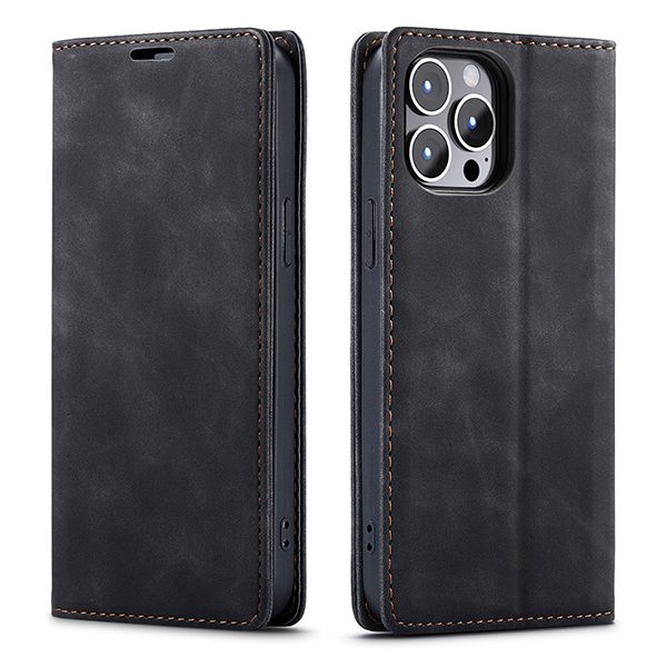 Magnetic Wallet Phone Case Compatible with Apple iPhone 15 Pro