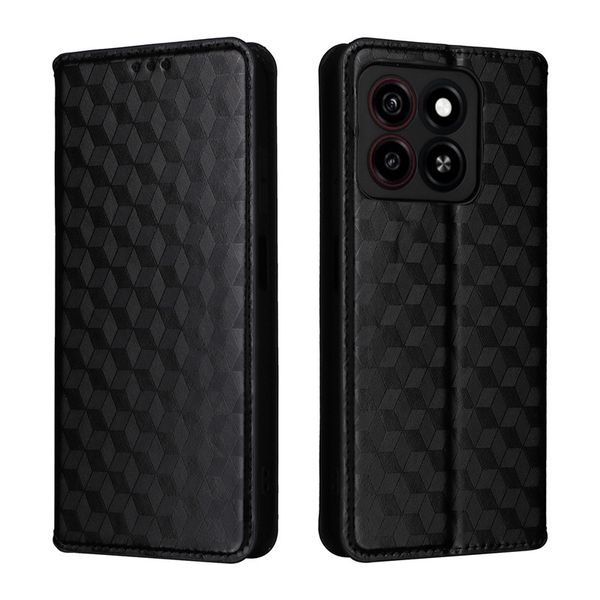 Flip Cover Compatible for ZTE Blade A55 Shockproof Leather Cover