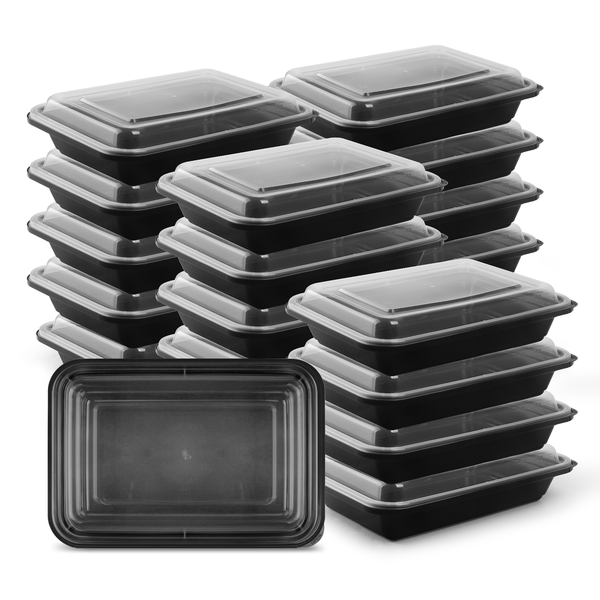 20Pack 750mL Meal Prep Container with Lids Food Storage Lunchboxes