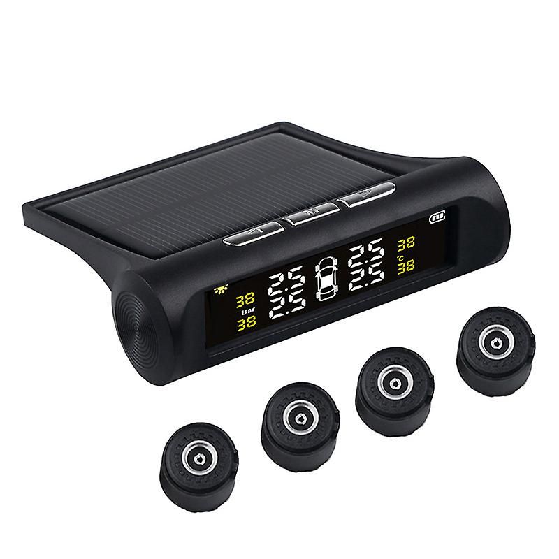Digital Tire Pressure Monitoring System Powered By Solar Energy