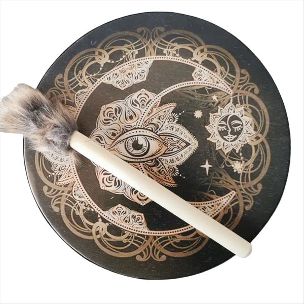 Lunar Eclipse Drum Moon Sound Imitation Sheepskin Percussion 25Cm