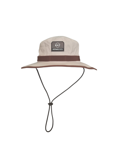 K Star 7 Sun Bucket Hat Blazzard Stone Wide Brim Outdoor Hat