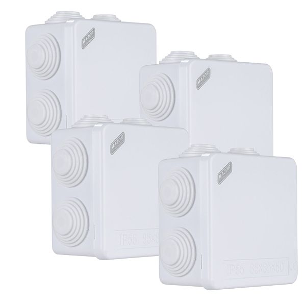 Veti Junction Box, 80x80x50mm, Pack of x4 (VJ885R)