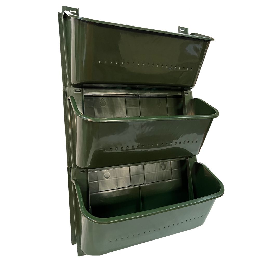 Garden Vertical Stacking Wall Mounted Pot Plant Set of 3 Pro (33