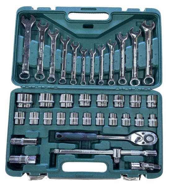 Mechanic Hand Tool Box Set - 37 Pieces