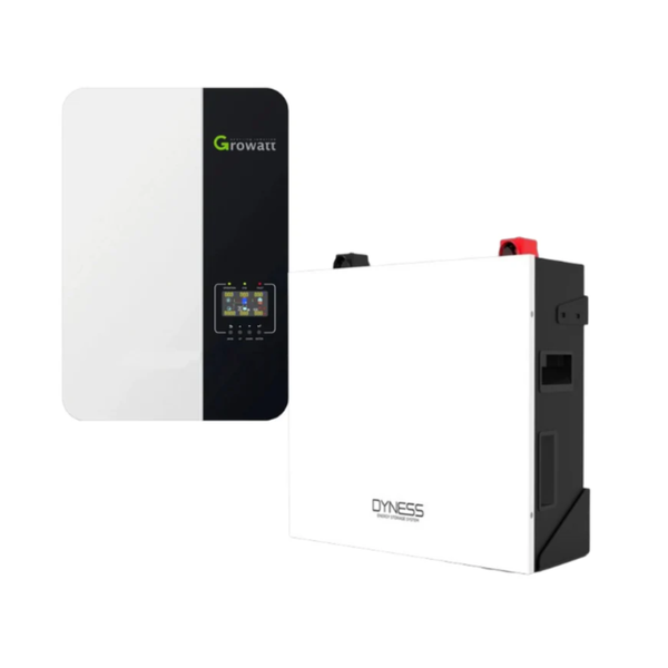 5kW Growatt Offgrid Inverter | 4.8kWh Dyness 48V Lithium Battery (A48100)
