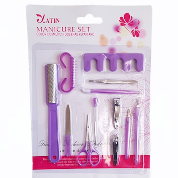 12 Piece Quality Manicure &amp; PedicureTool &amp; Nail Repair Set-Cosmetology Tool