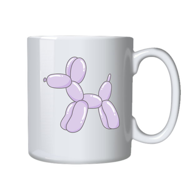 Purple Balloon Dog Birthday Christmas Gift Mug Cup 505