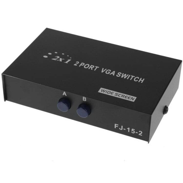 2 Port Key Press VGA Switch VGA-15-2C